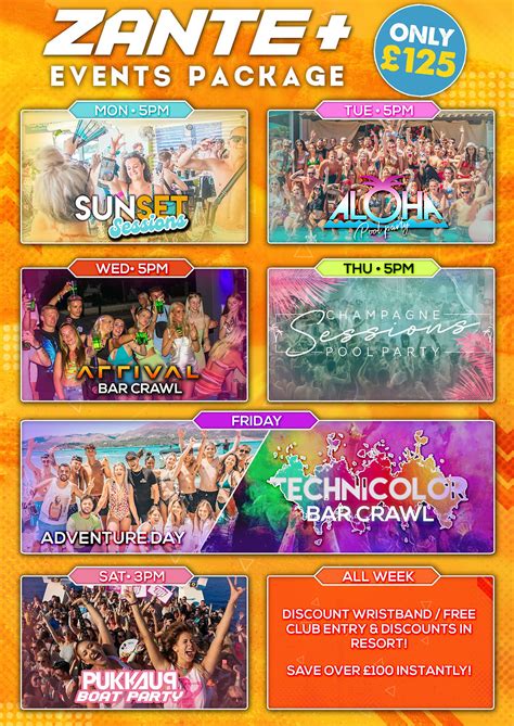 Zante Events 2024: Your one stop ticket shop! .
